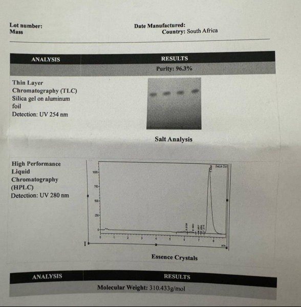 96.3% Purity - Chromatography (TLC) (HPLC)